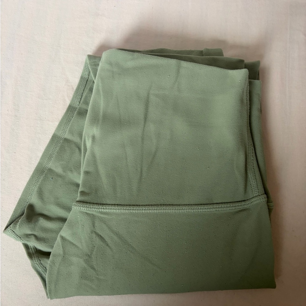 Lululemon Athletica Green Bronze Leggings